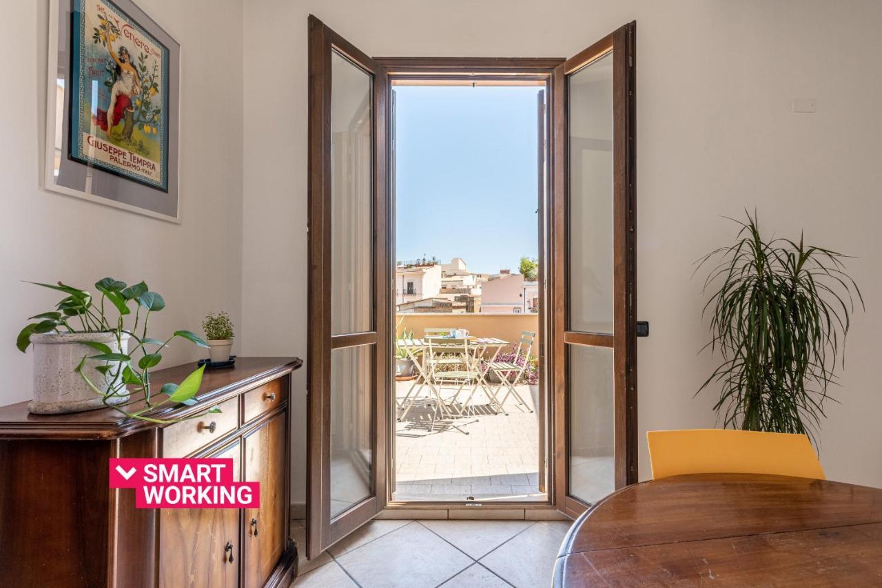 Apartamento The Terrace Behind The Cathedral By Wonderful Italy Palermo Exterior foto